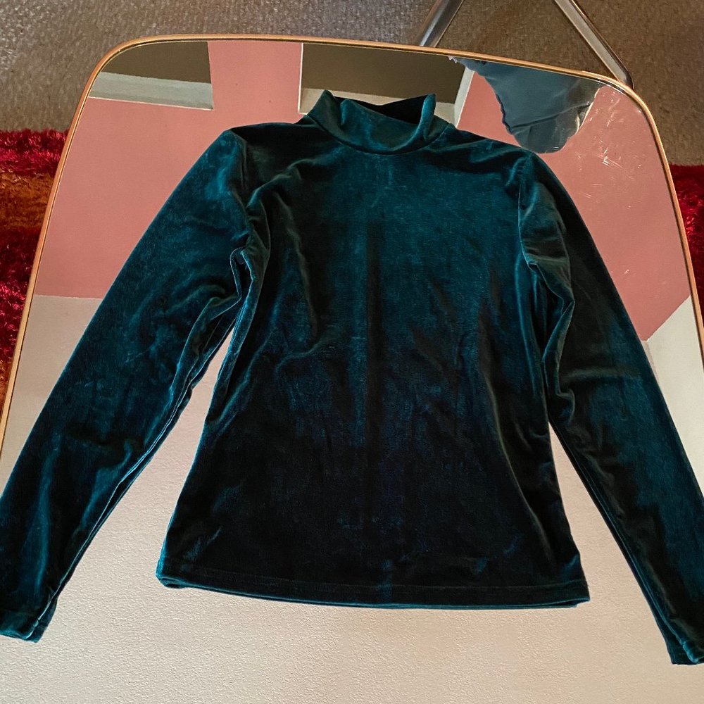 Vintage velvet top 90's